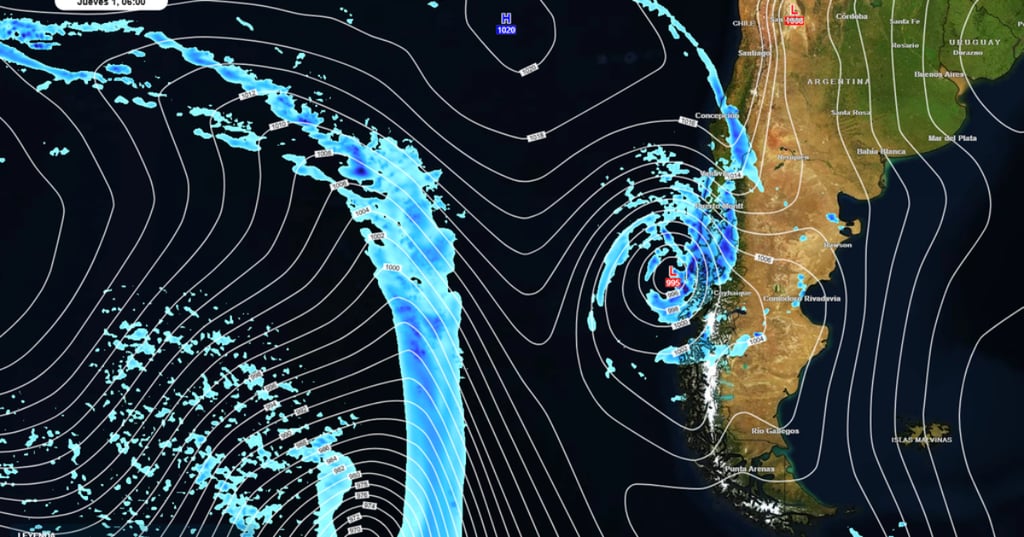Río atmosférico categoría 3-4 se aproxima a Chile: dejaría lluvias intensas y nieve en la cordillera