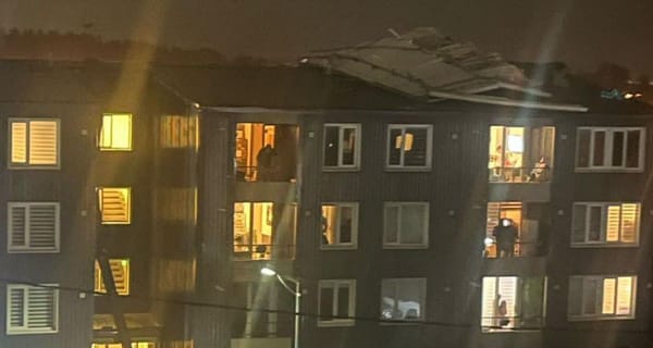 Viento hace colapsar Edificio en el Sur de Chile tras sistema frontal