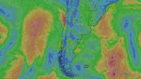 Lluvias y vientos de hasta 90 km/h: las regiones que serán impactadas por sistemas frontales esta semana
